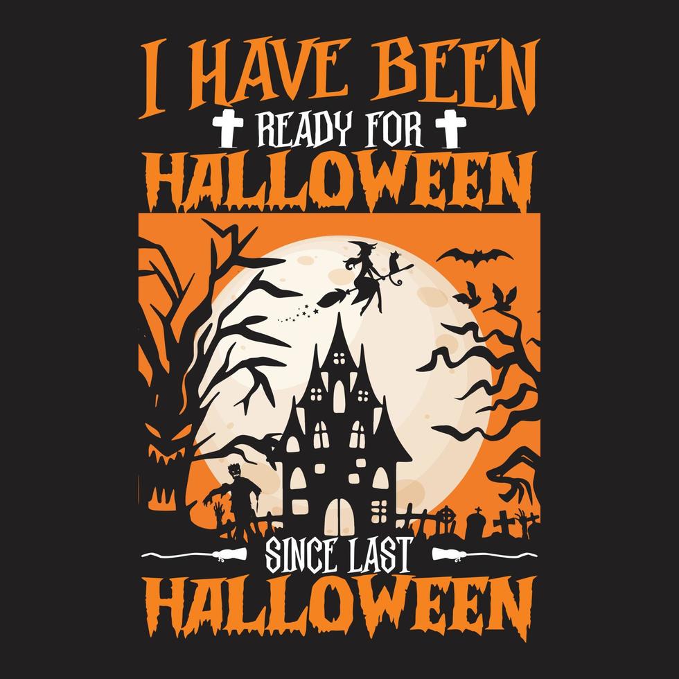 Halloween t shirt vector