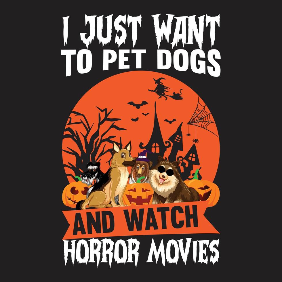 Halloween t shirt vector