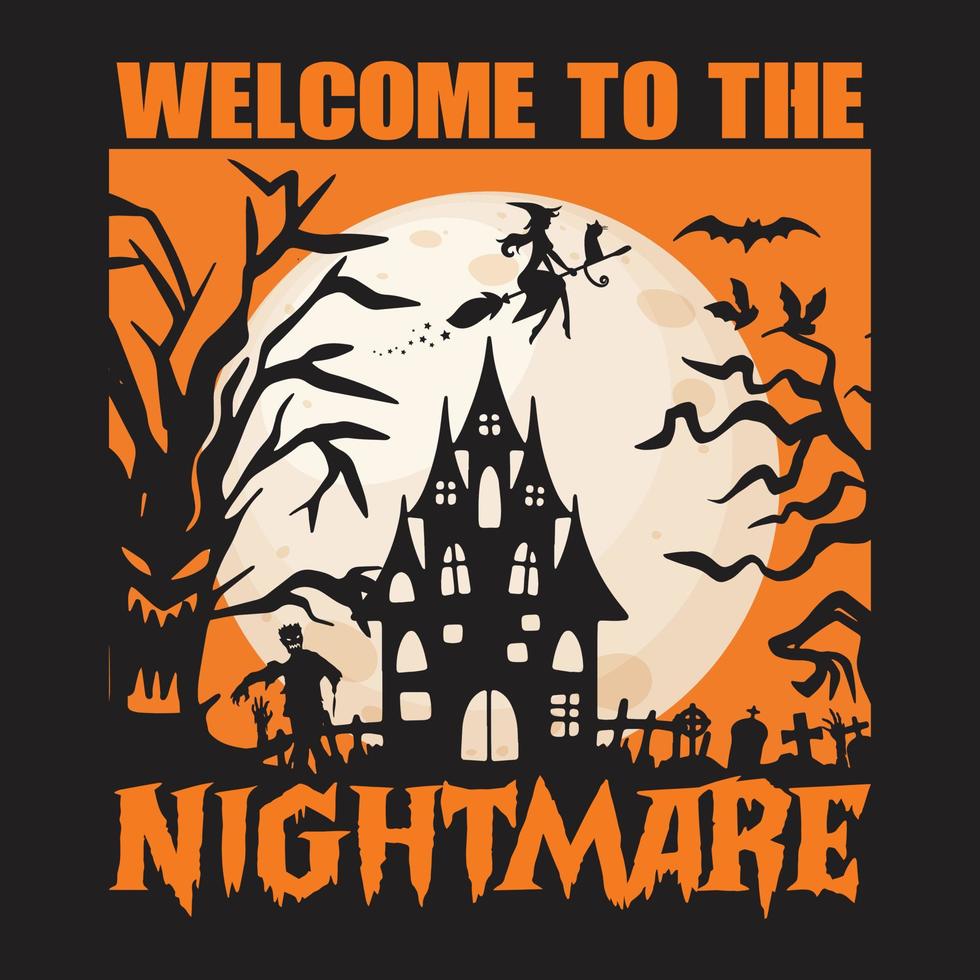 Halloween t shirt vector