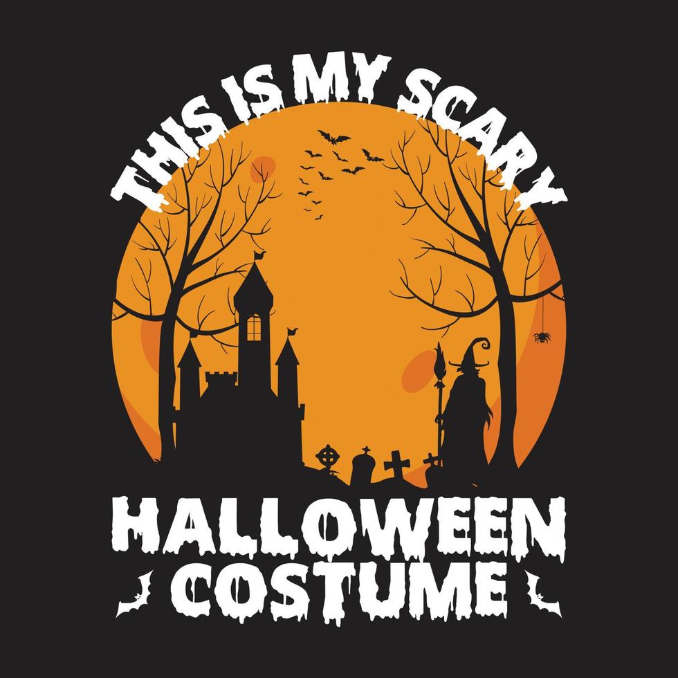 Halloween t shirt vector