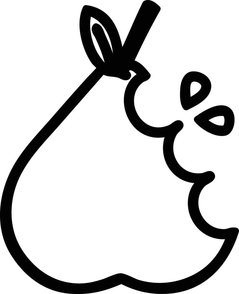 juicy pear icon vector