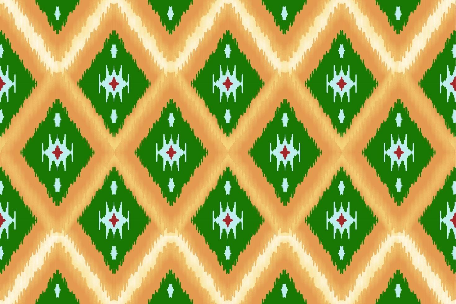 Aztec pattern seamless colorful ikat local ethnic clothing abstract background photo