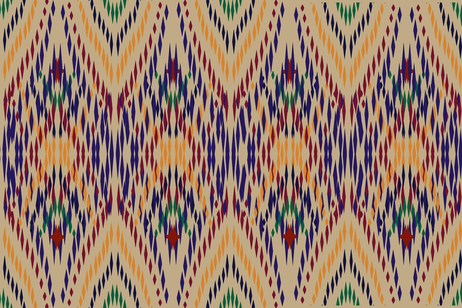 Ethnic Abstract Art Ikat Pattern Seamless Indigenous Mexican Machine Printing Geometric Pattern Carpet Design Wallpaper Clothing Folk Textile3 photo