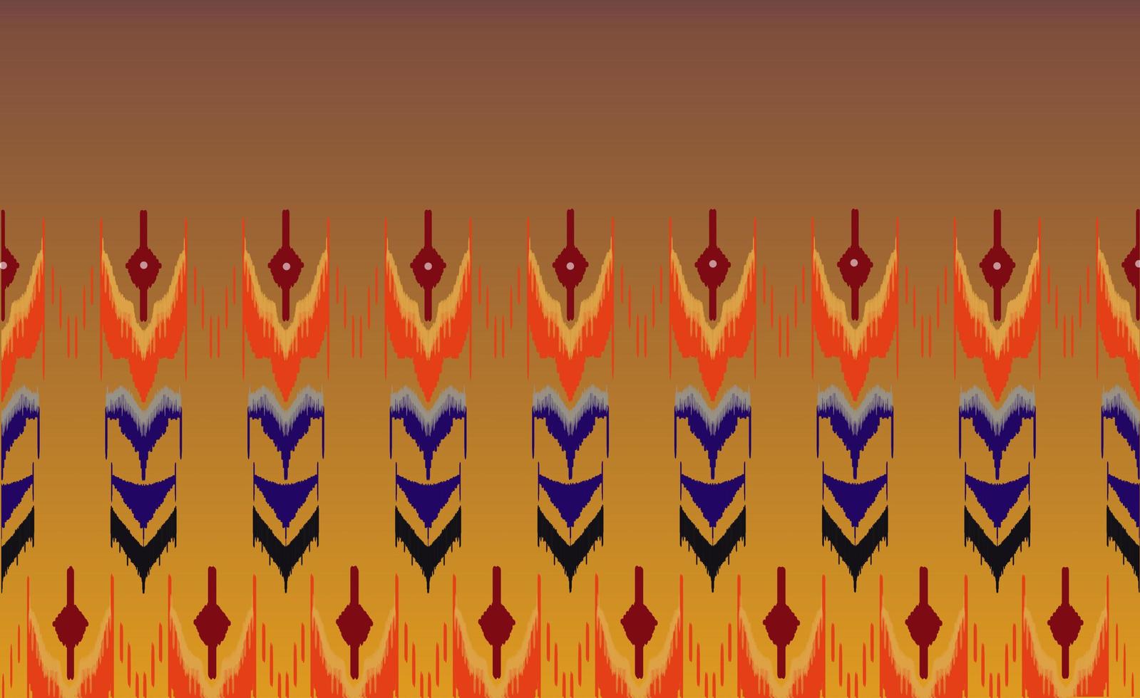 Abstract Ikat Art Pattern Background indigenous fabric pattern ethnic printing wallpaper gradient orange photo