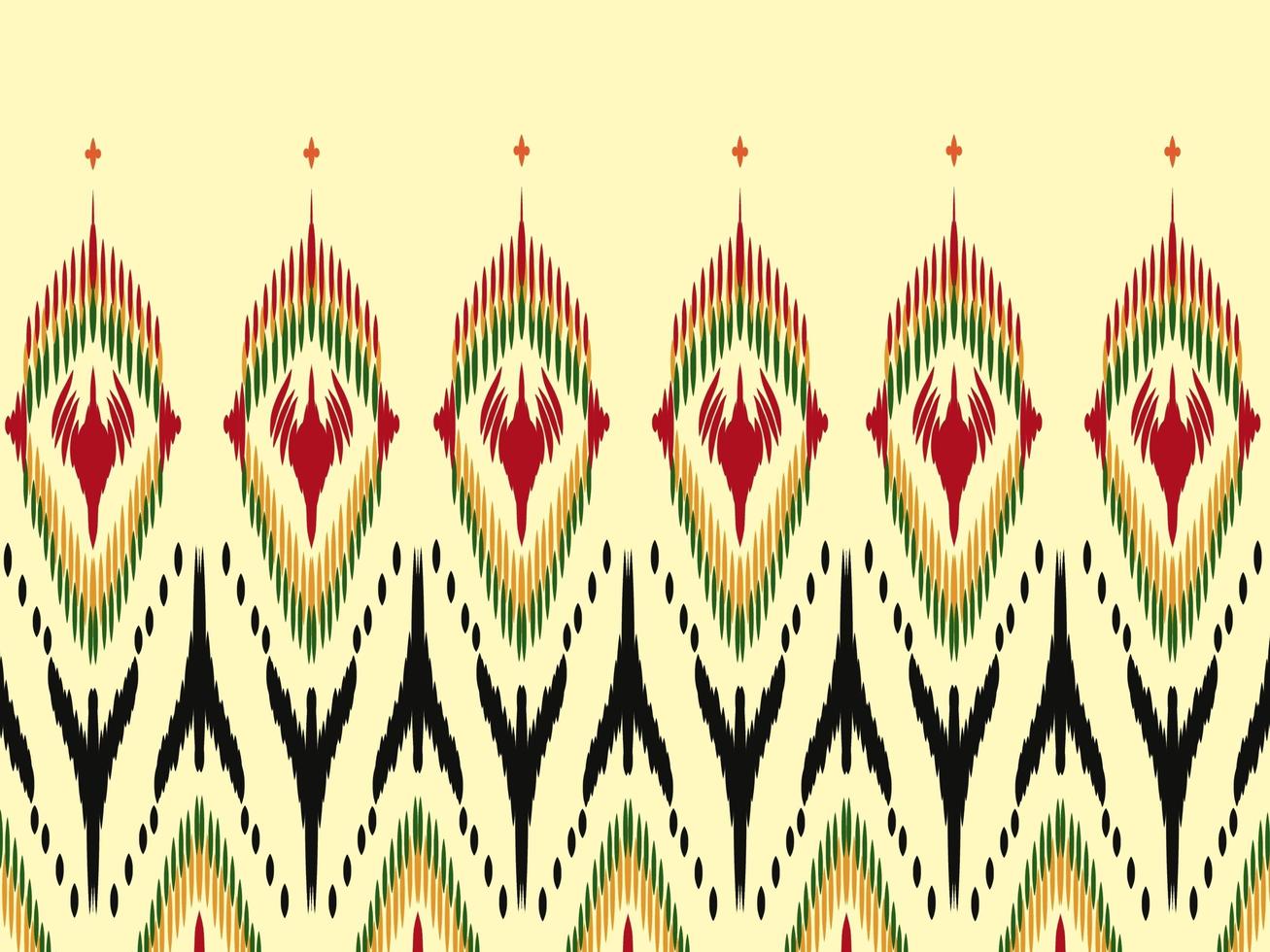 line art pattern indigenous ethnic clothing pattern abstract yellow background photo