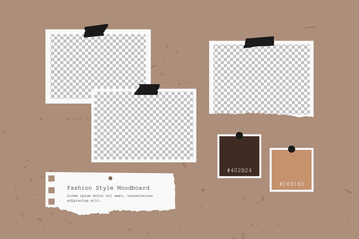 foto de moodboard minimalista simple vector