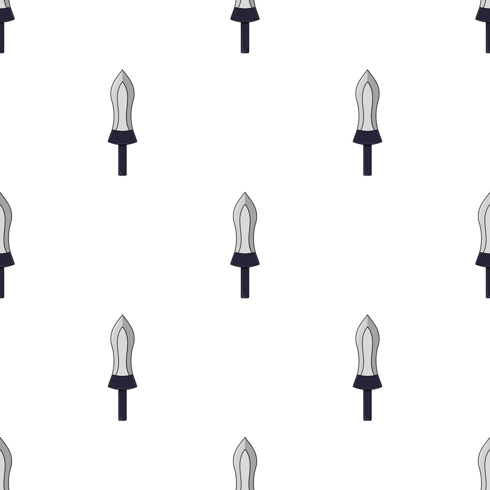 Seamless pattern with sword icons. Vector illustration for design, web, wrapping paper, fabric, wallpaper.