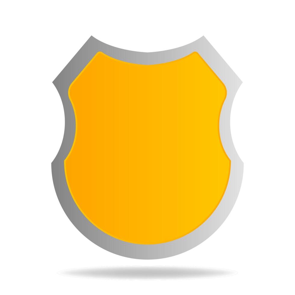 Vector shield icon isolated on white background. Security icon. Protection icon. Vector illustration for your design.