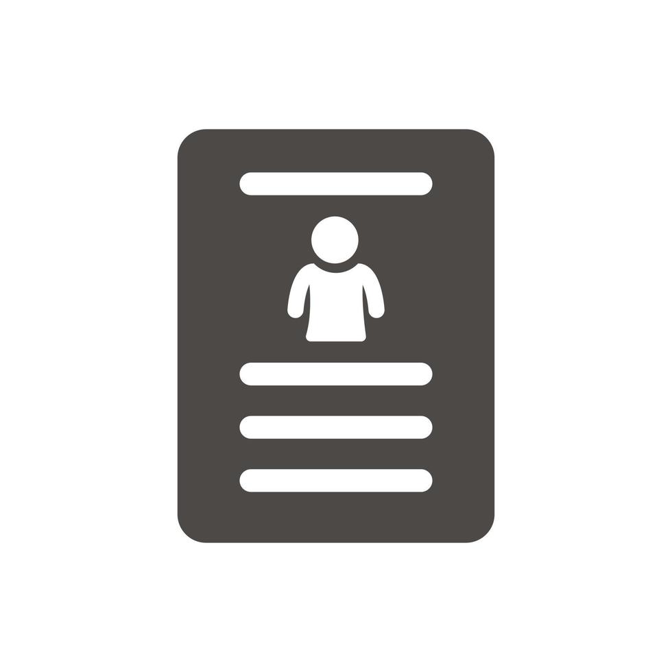user document icon, job applicant, job description. vector design that is very suitable for banners, pamphlets, websites, apps, etc
