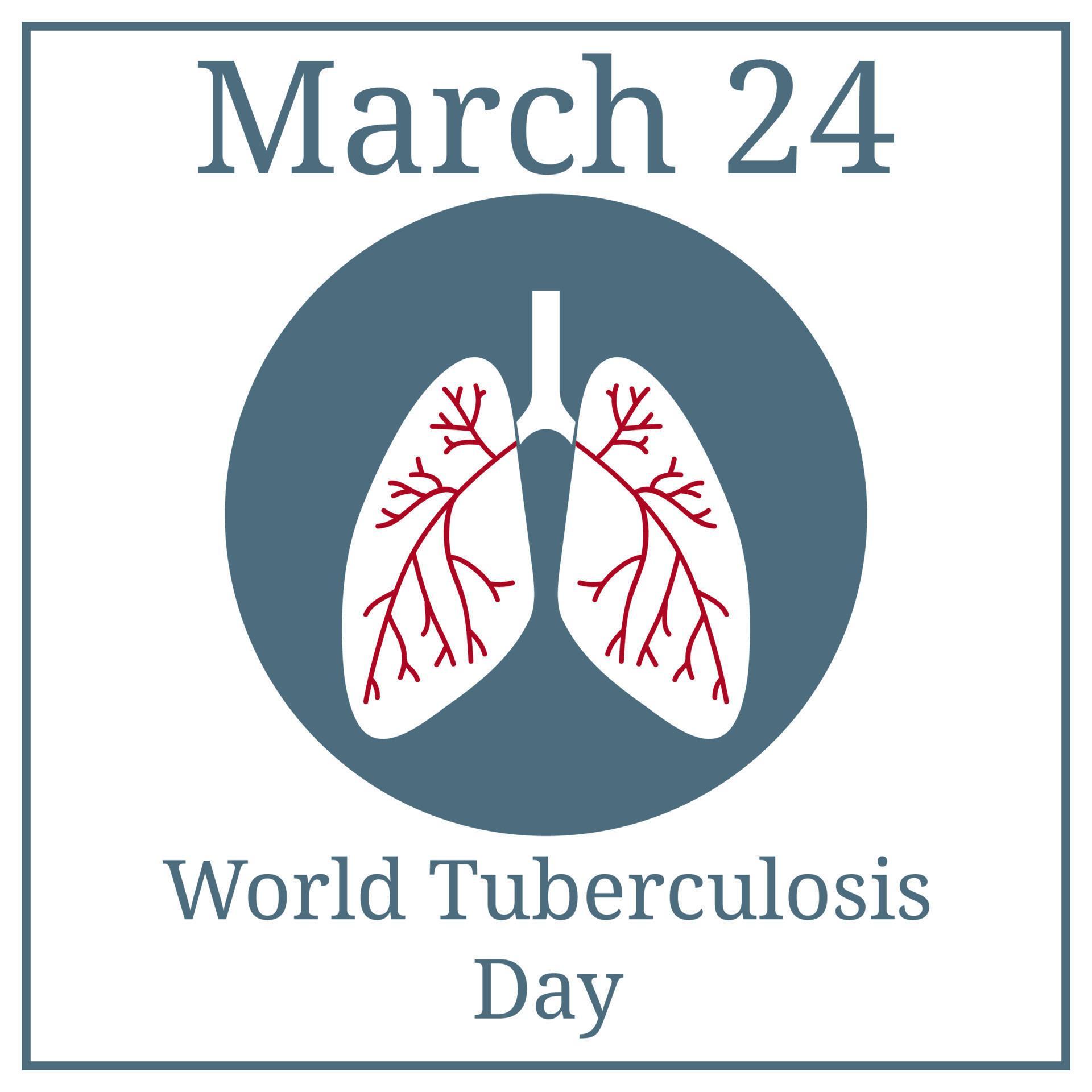 World Tuberculosis Day. March 24. March Holiday Calendar. Healthy