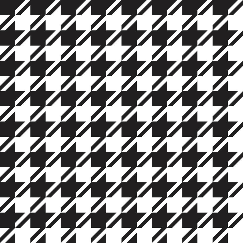Houndstooth vector seamless pattern. Houndstooth background