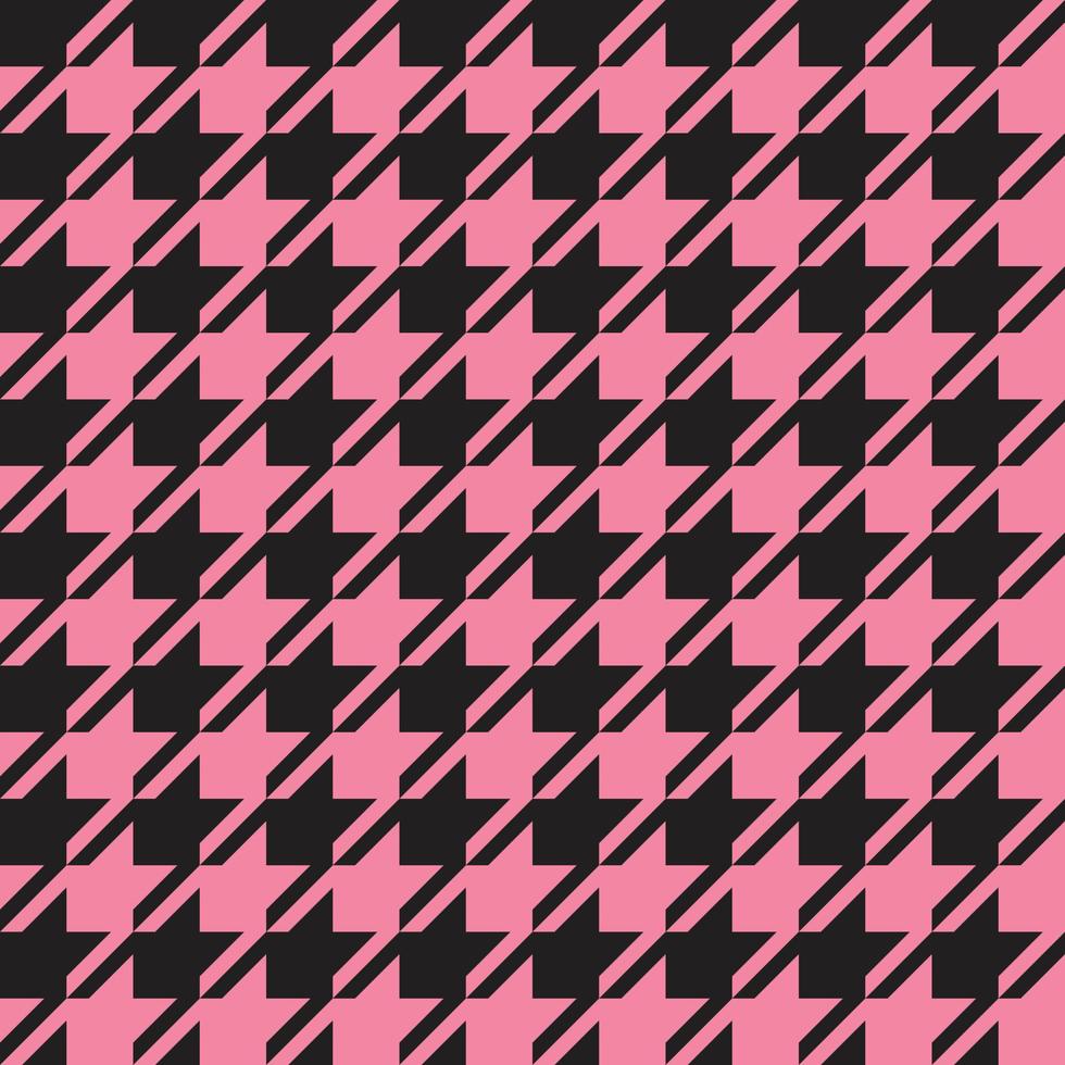 Houndstooth vector seamless pattern. Houndstooth background