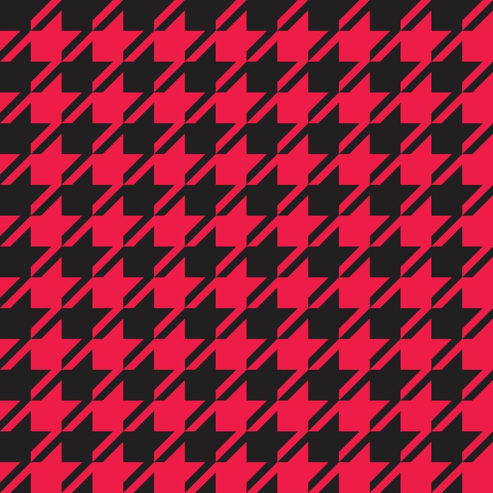 Houndstooth vector seamless pattern. Houndstooth background