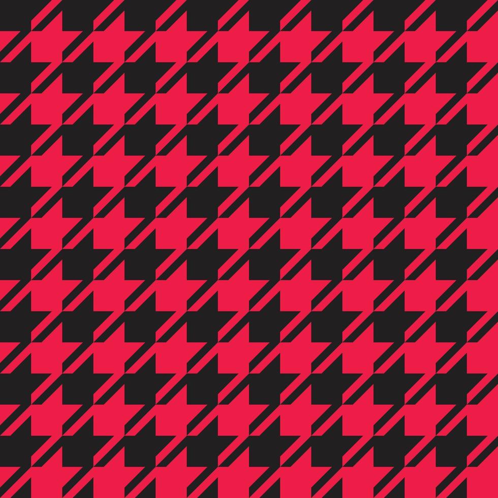 Houndstooth vector seamless pattern. Houndstooth background