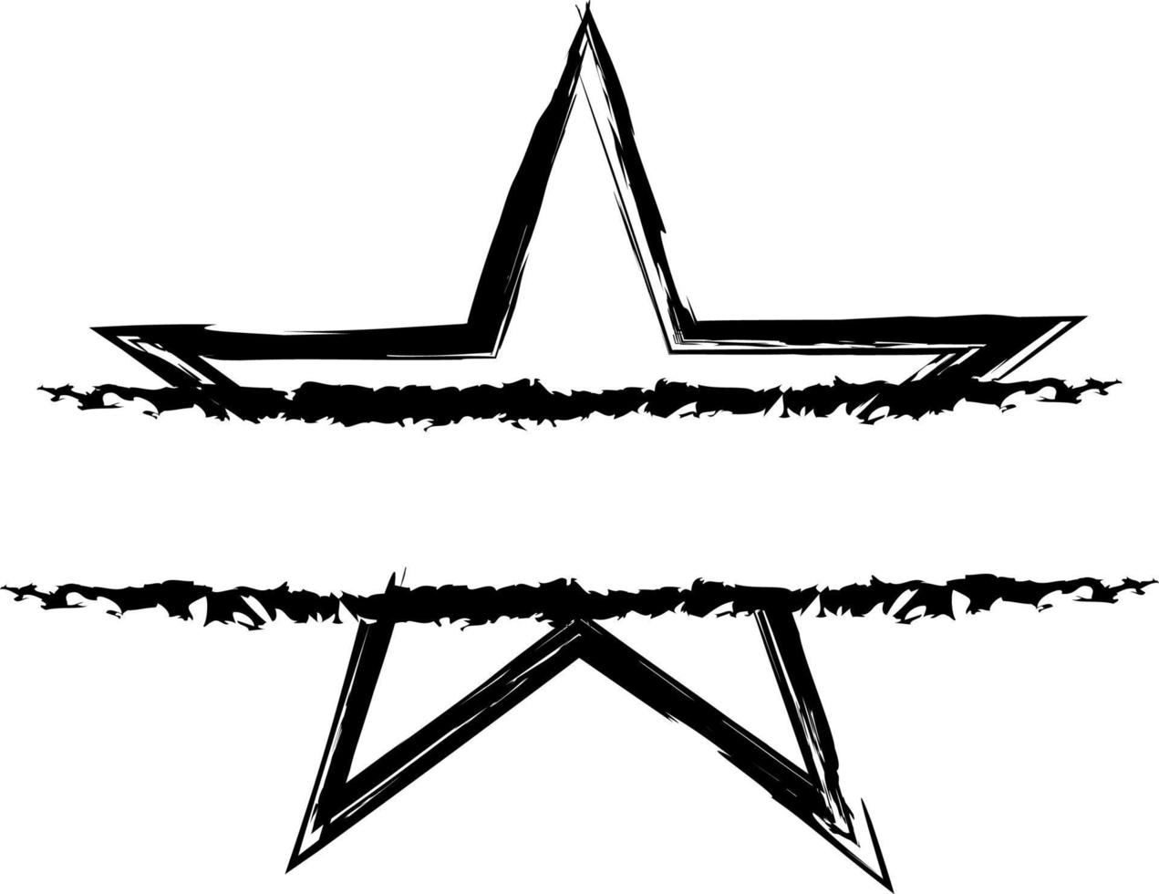 grunge estrella icon.vector estrella de socorro. vector