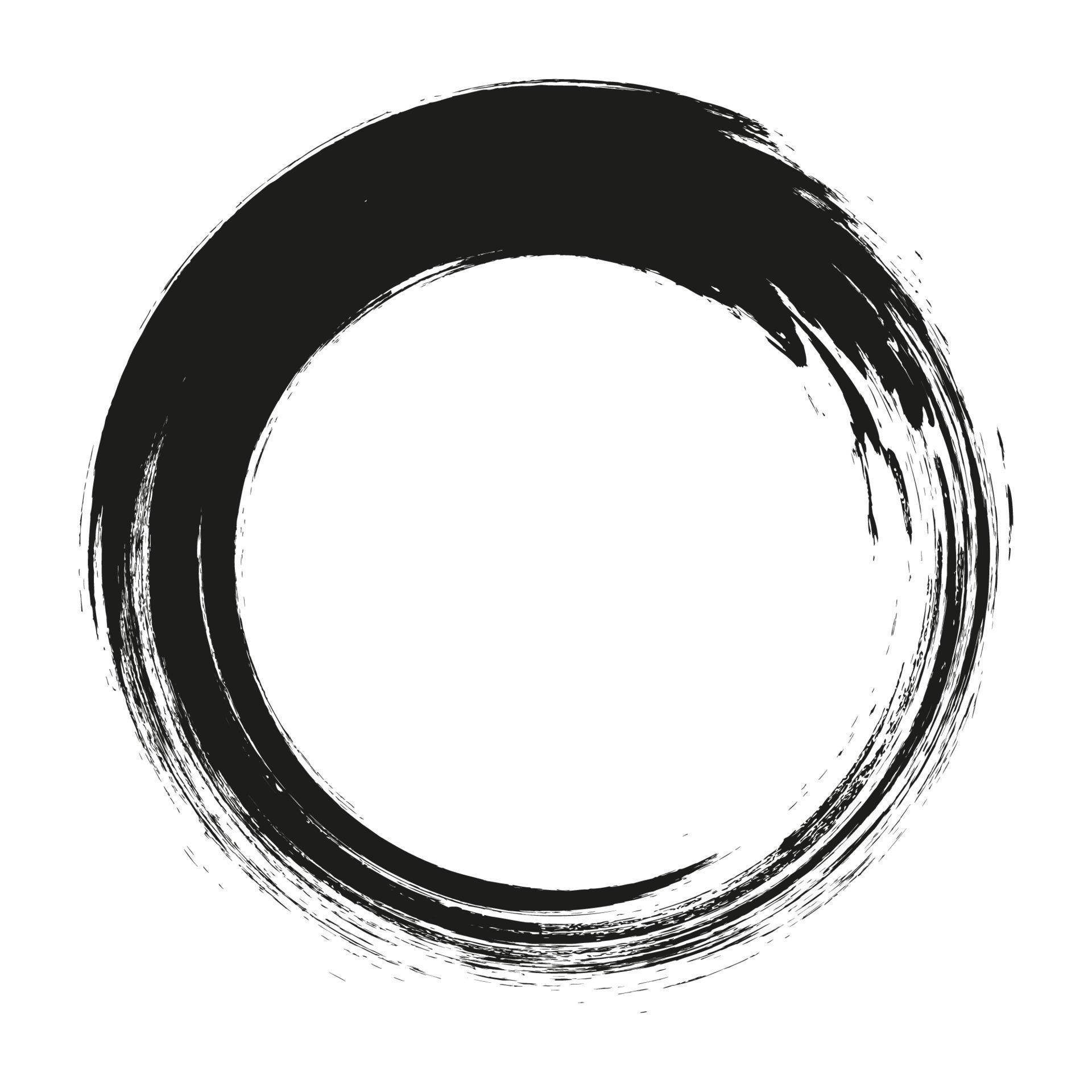 black circle paint brush texture 10525839 Vector Art at Vecteezy
