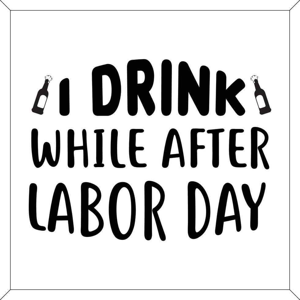 Labor day handwritten SVG design vector