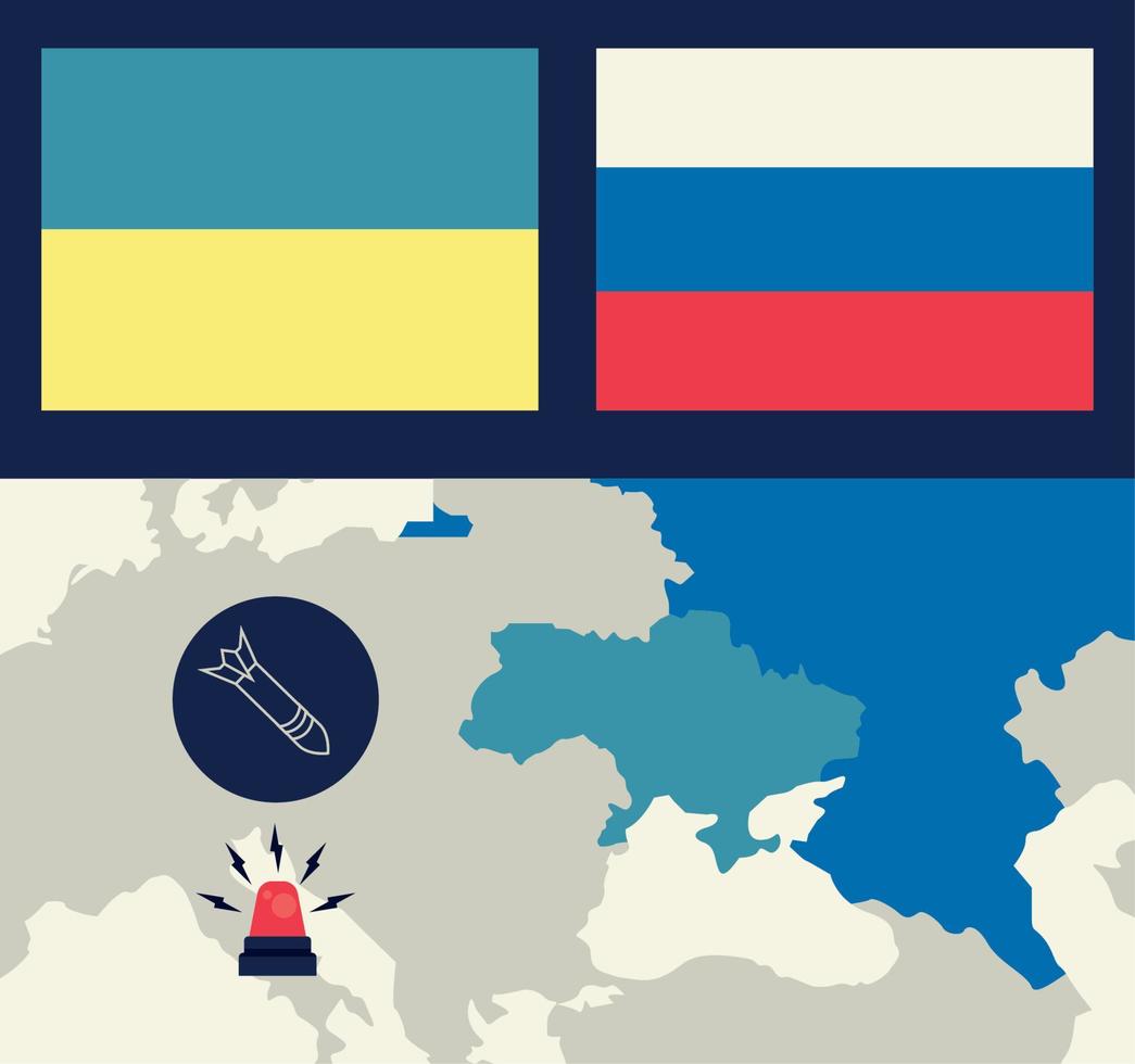 Ukraine war poster vector