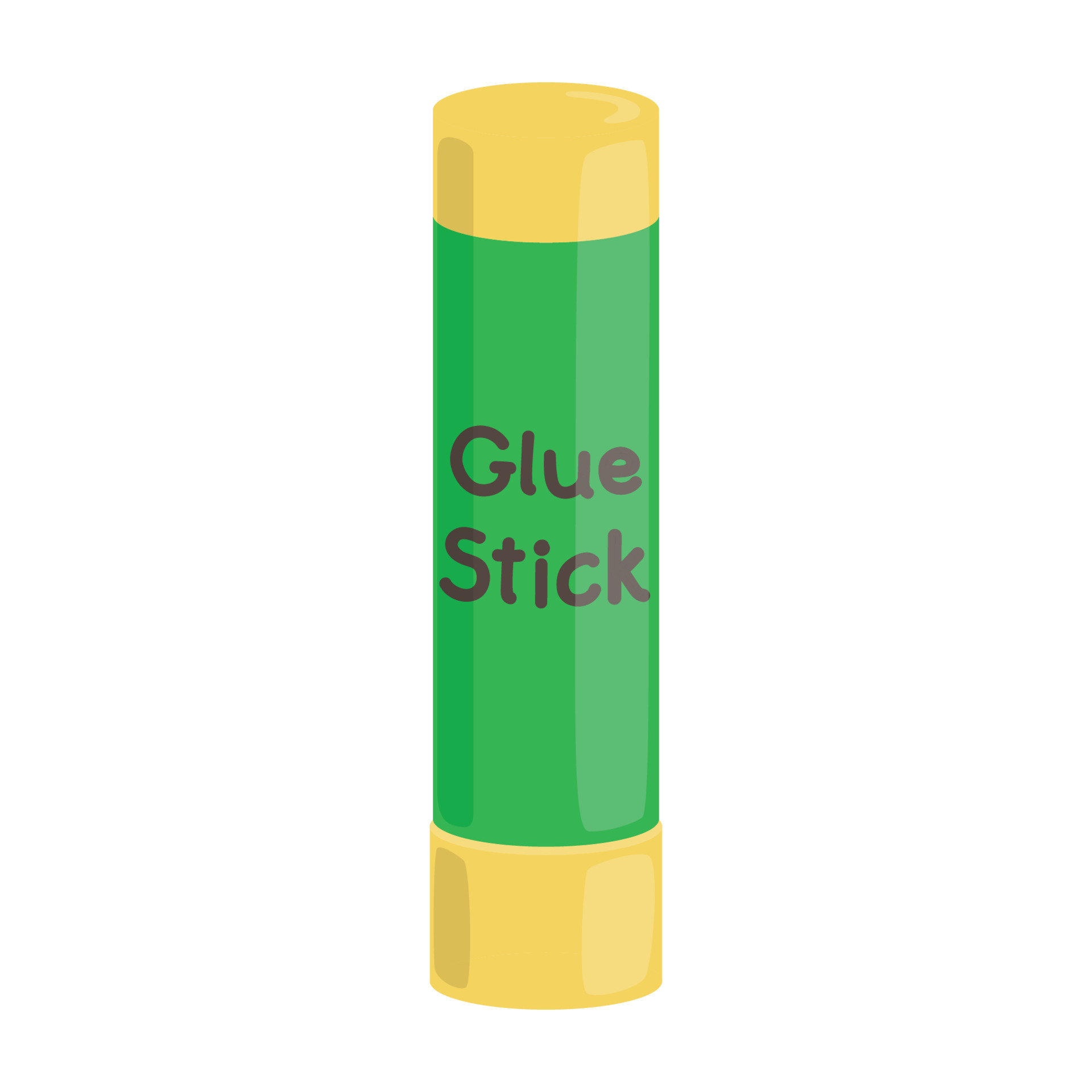 sticky glue for attaching paper Glue Stick Educational Craft Supplies for  Kids 25465924 Vector Art at Vecteezy