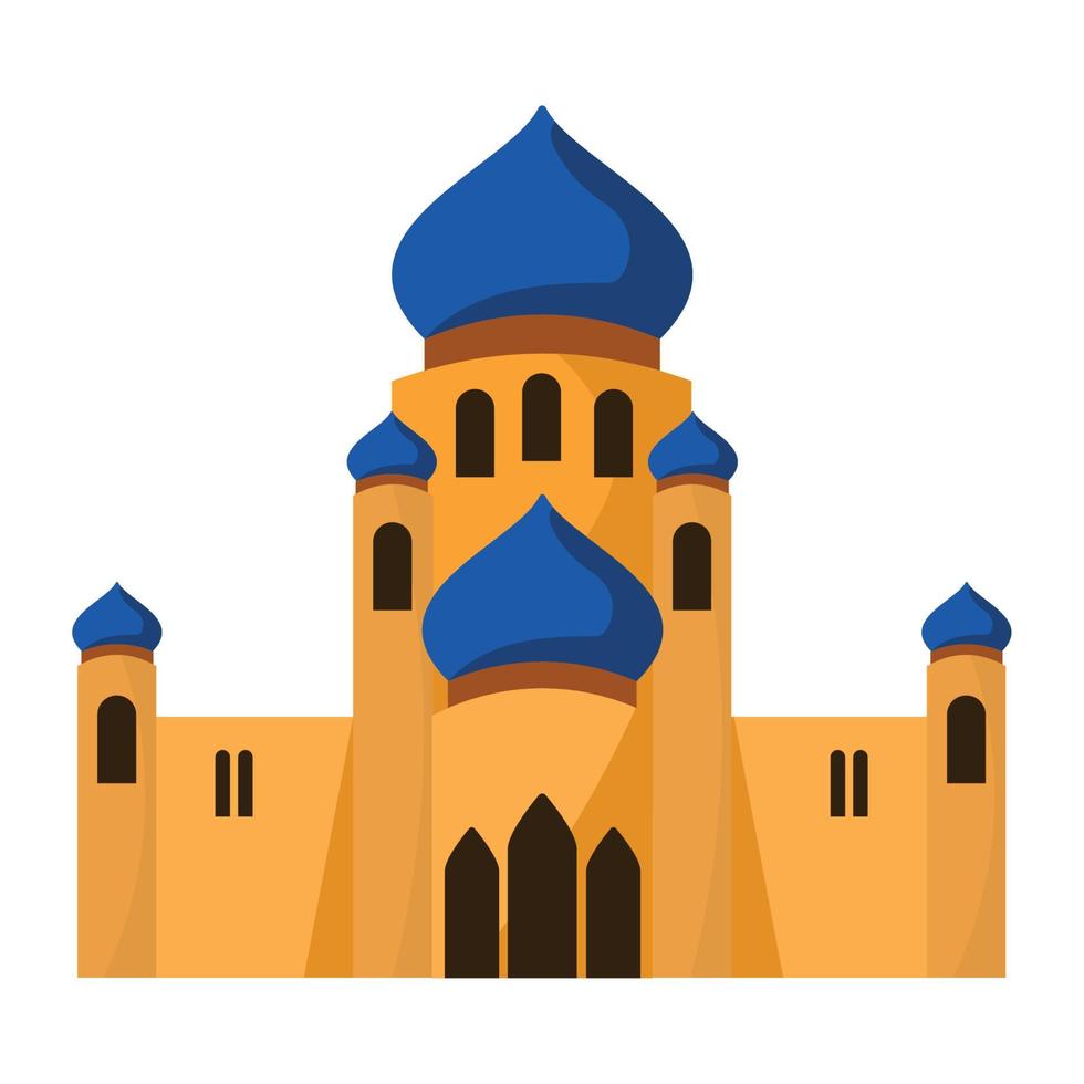 arabic mosque palace vector