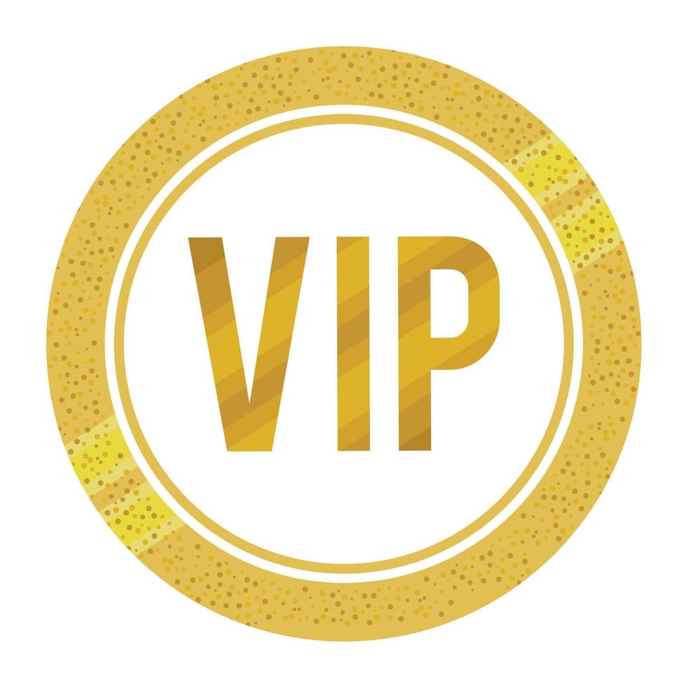 vip frame circular form vector