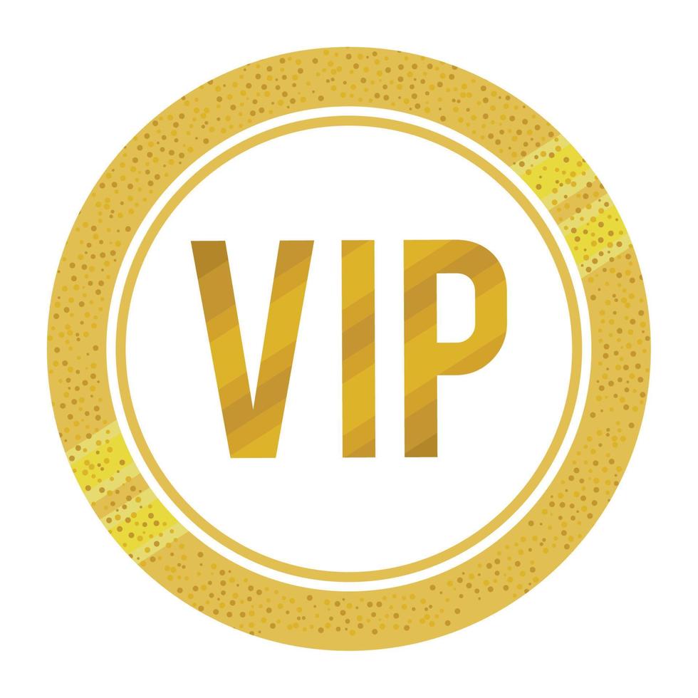 vip frame circular form vector