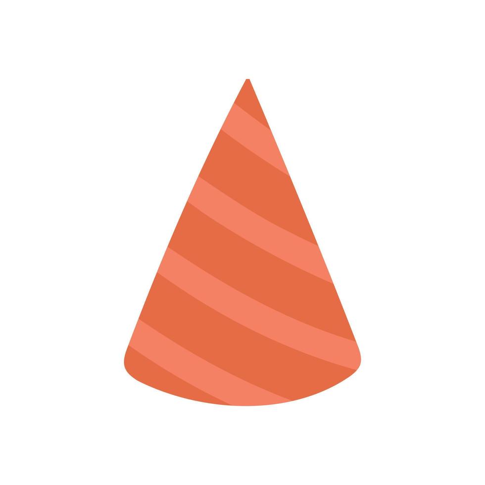 Party hat. Vector flat design. Icon for presentation, training, marketing, design, web