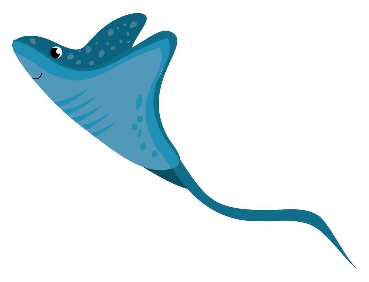 stingray sealife animal vector