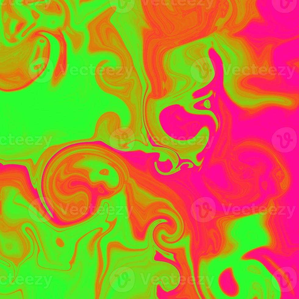 Liquid abstract background with oil painting streaks. Colorful marble background watercolor. photo