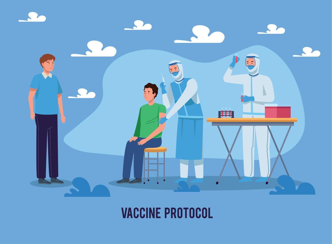 diseño de protocolo de vacunas vector
