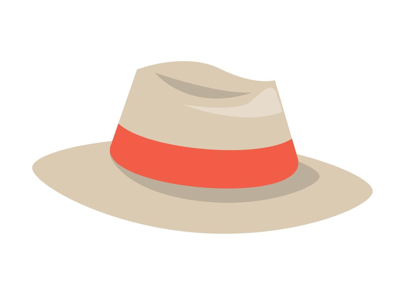 summer season hat vector