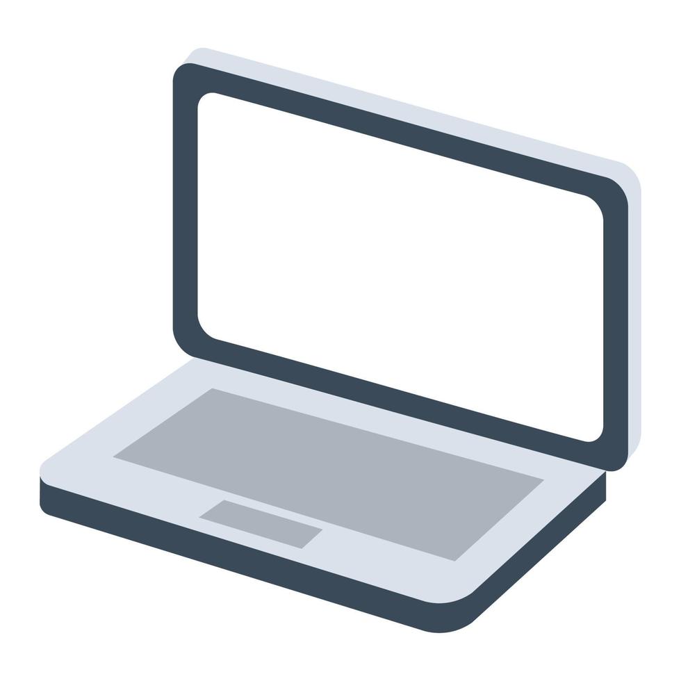 laptop computer portable vector