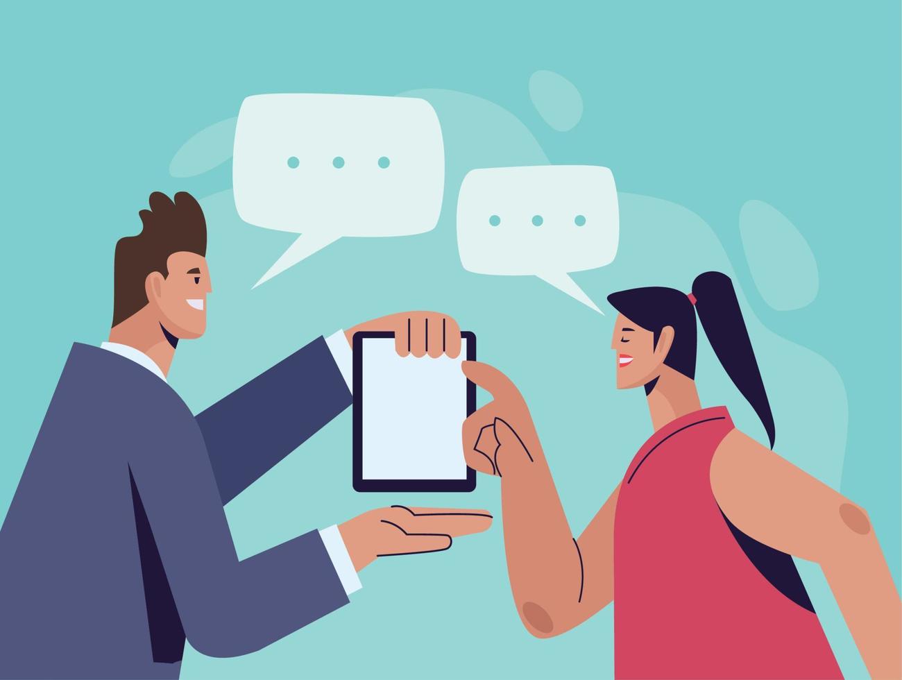 two persons indexing characters vector