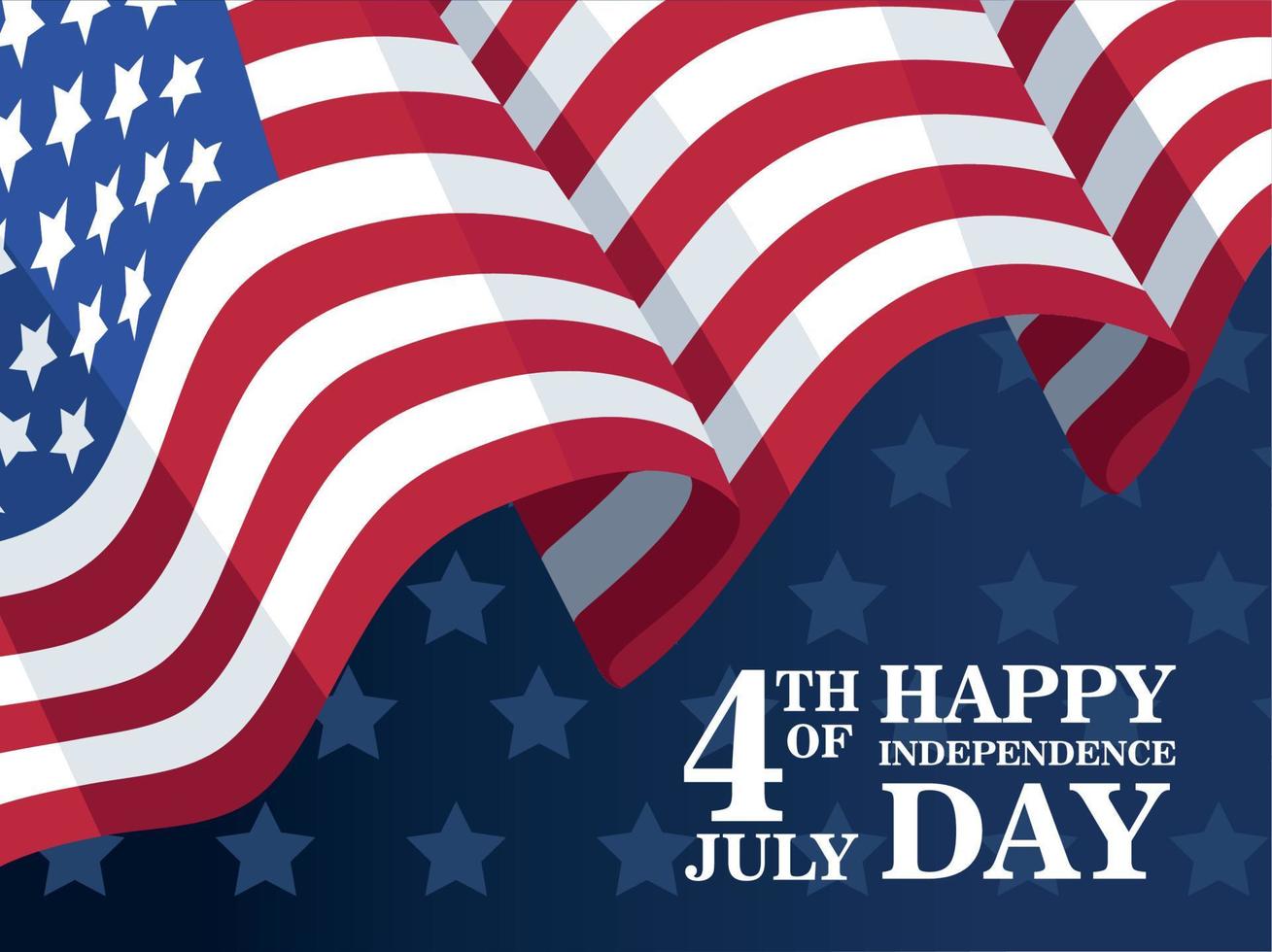 usa independence day vector