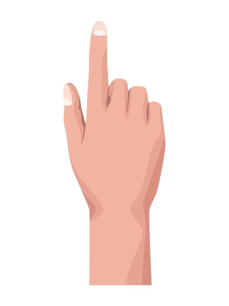 finger point indexing direction vector