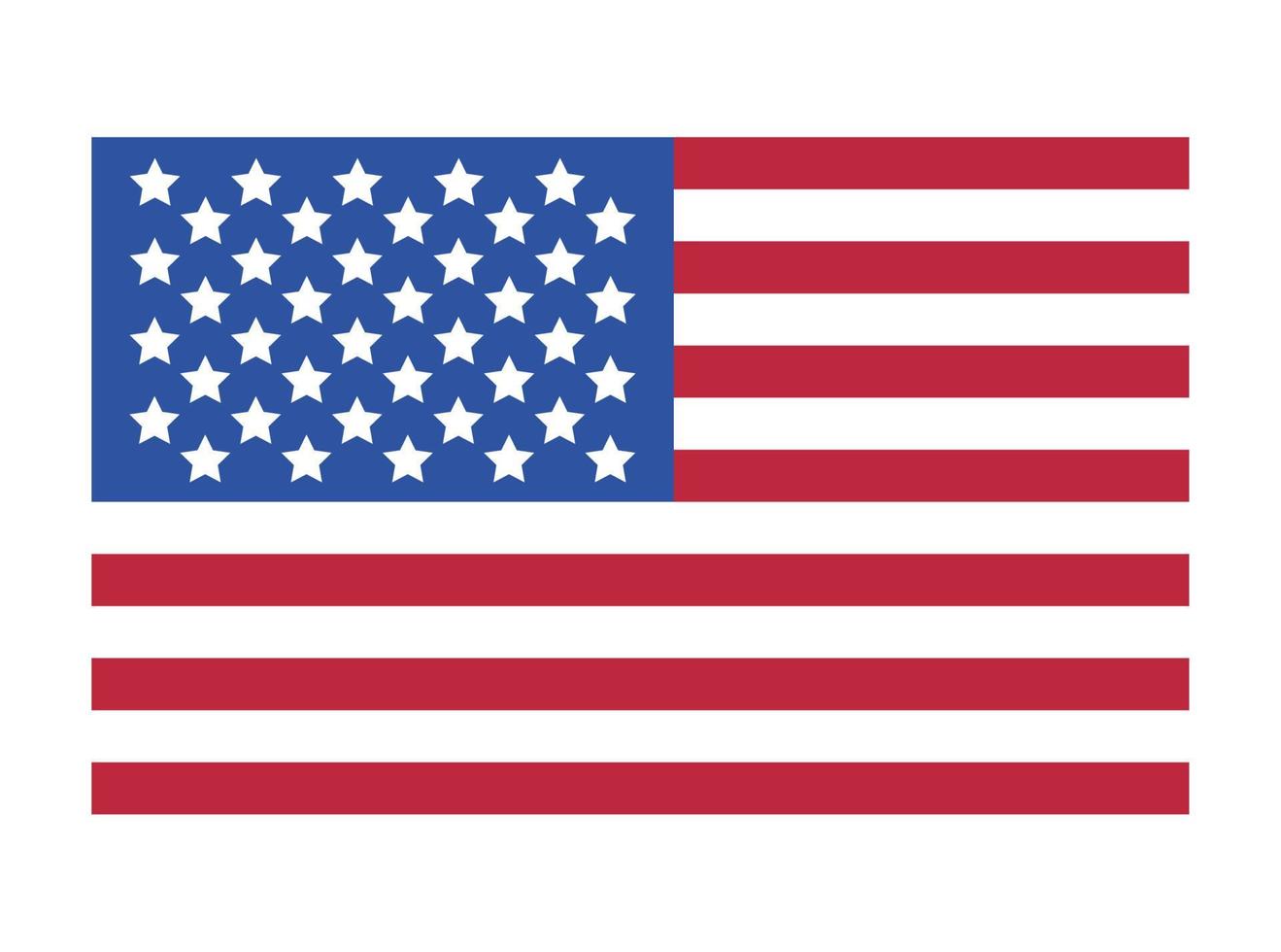 united states flag emblem vector