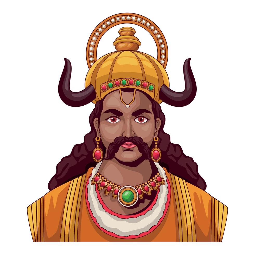 ravana king of demons 10529071 Vector Art at Vecteezy