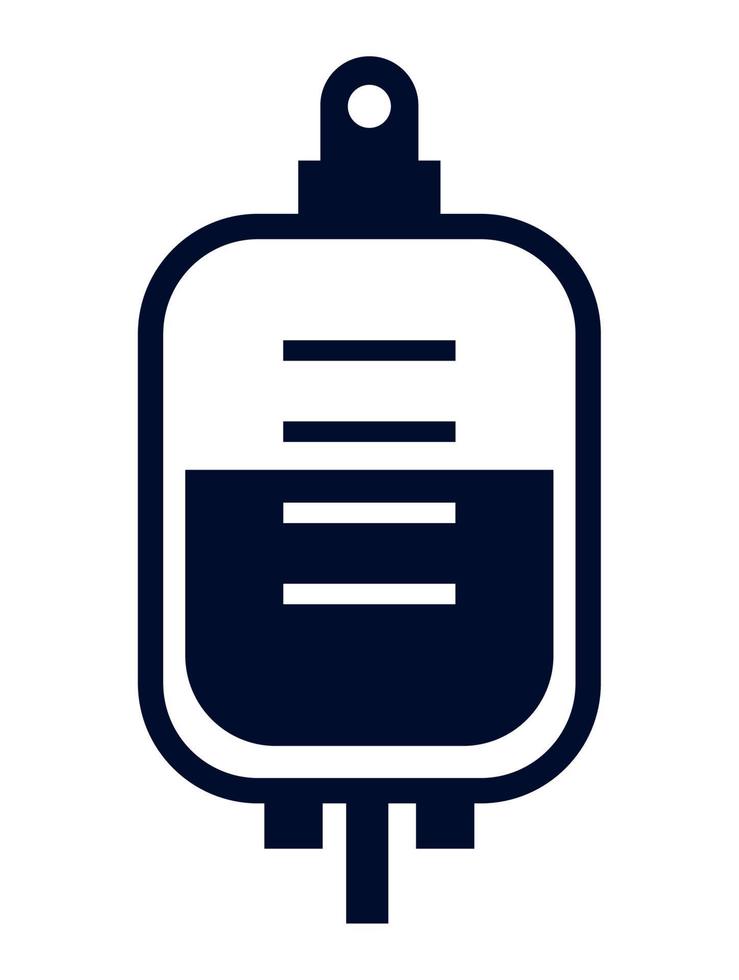 blood bag design vector