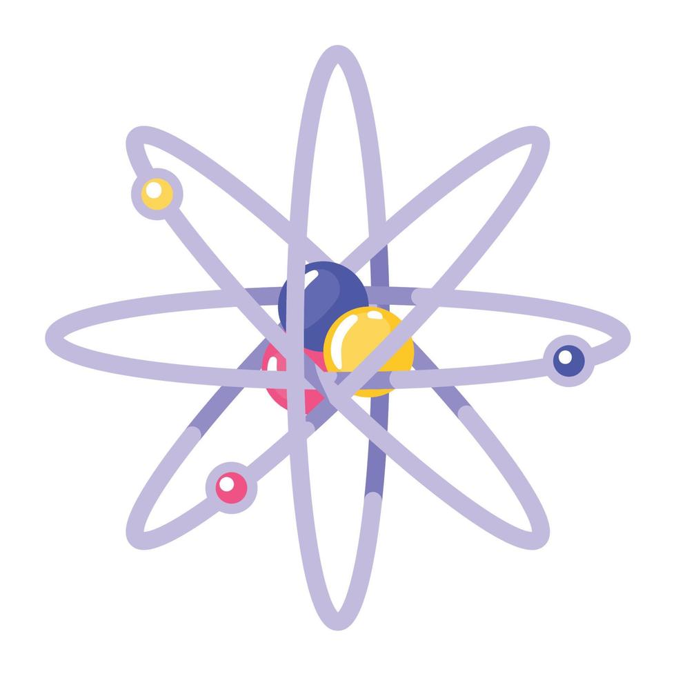 laboratory science atom molecule vector