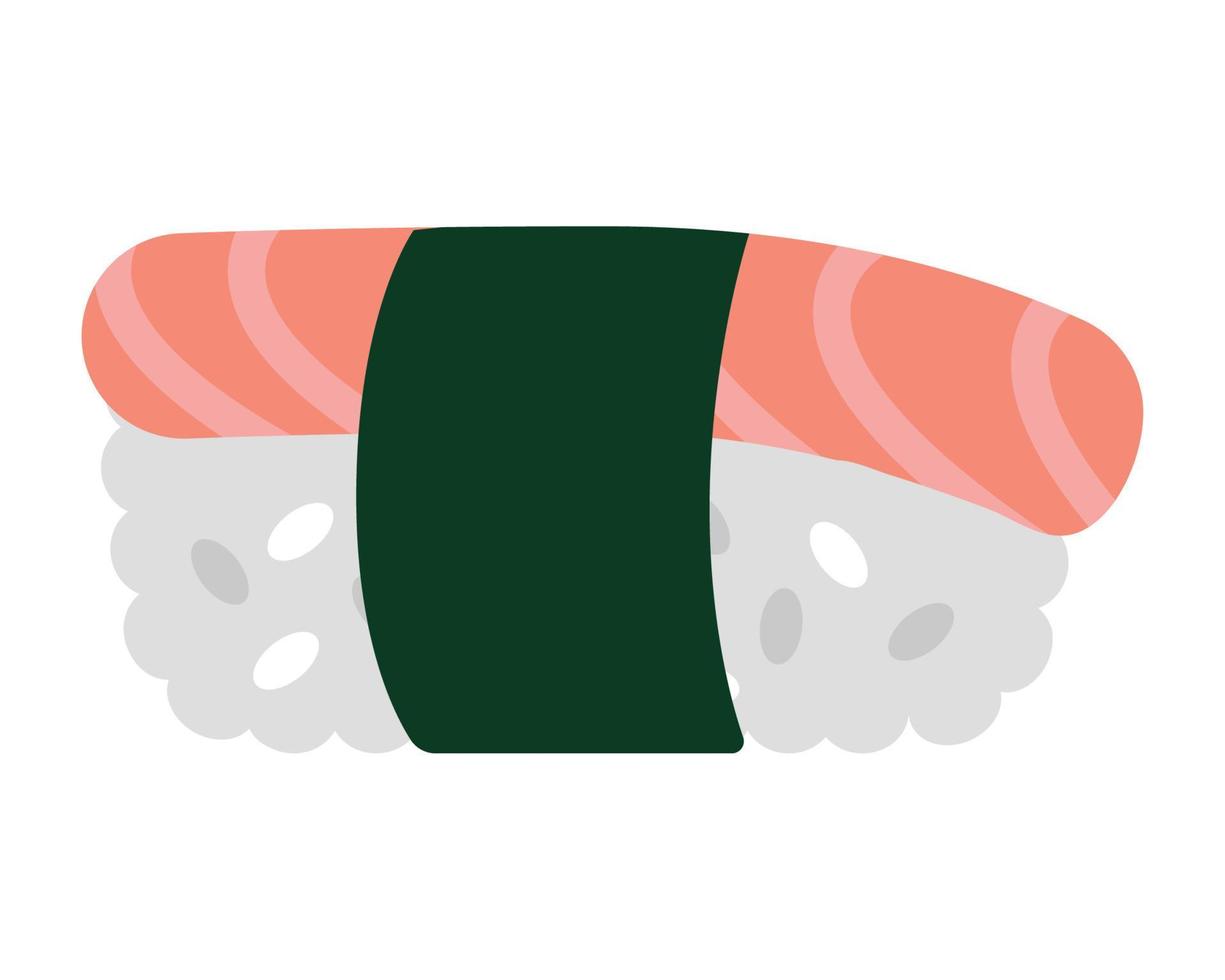 sushi japanese culture food vector