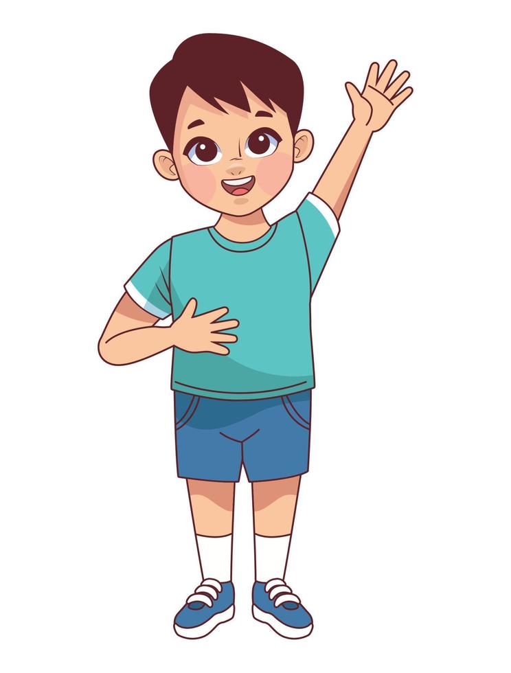 niño saludando personaje 10529619 Vector en Vecteezy niño saludando personaje 10529619 Vector en Vecteezy