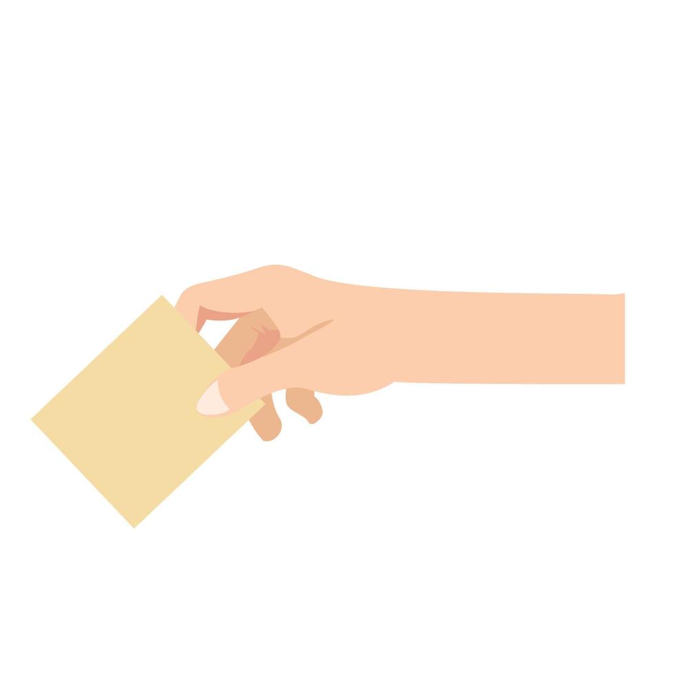 voter hand voting vector