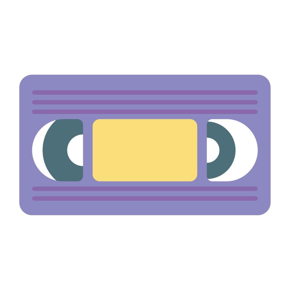 video tape nineties style vector