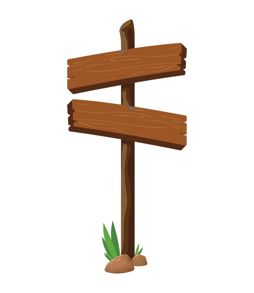 wester way wooden signal vector