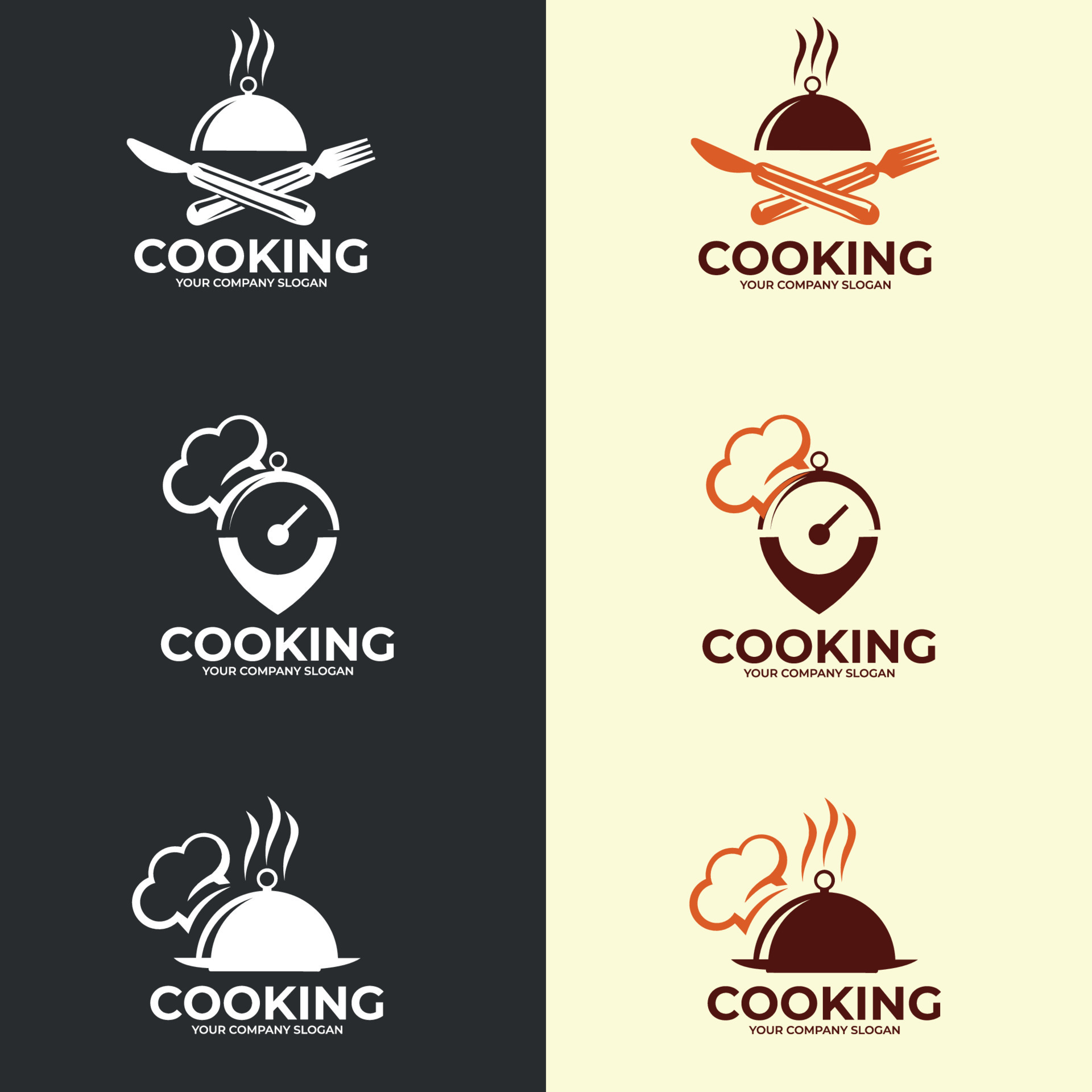 Cooking logo. Icon or symbol for design menu restaurant. Graphic logo ...
