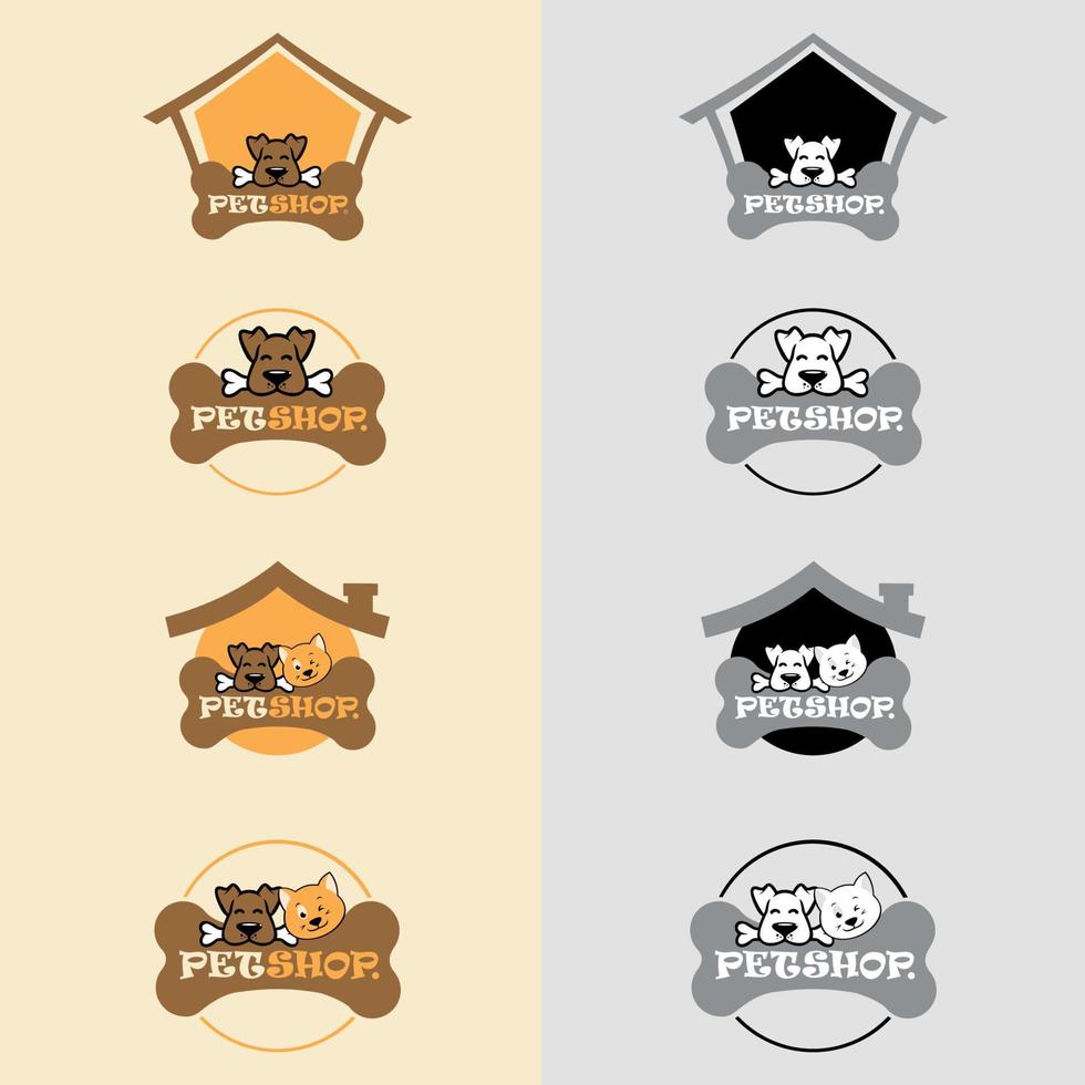 PetShop Logo. can use animal clinics, petshop and veterinarian. vector