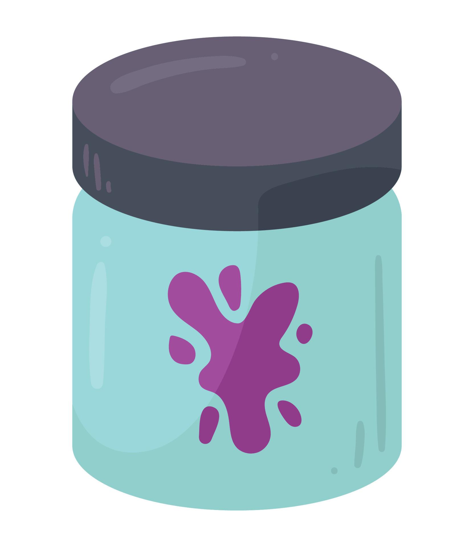 purple paint pot school 10530190 Vector Art at Vecteezy