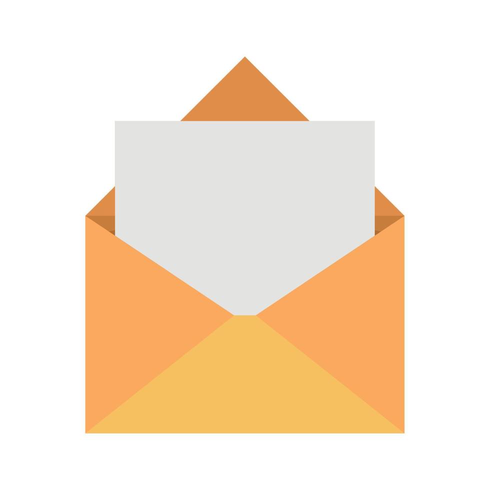 envelope mail open vector