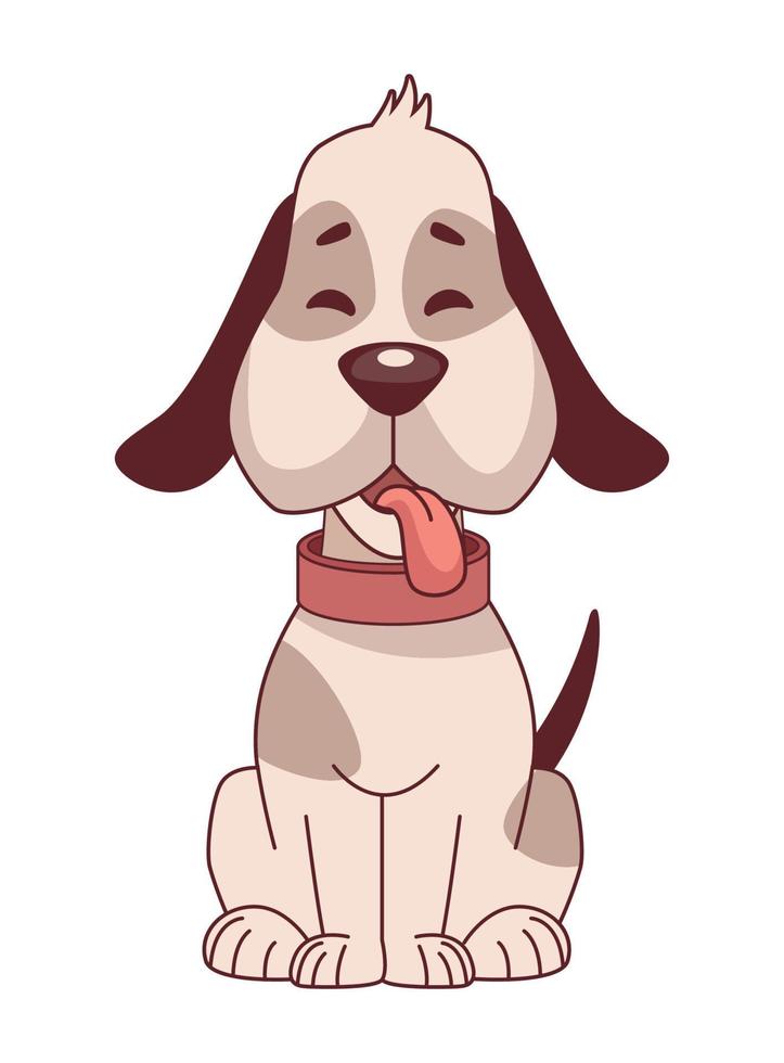 little dog mascot vector