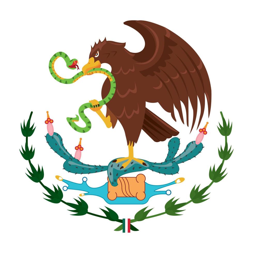 coat of arms of mexico 10530250 Vector Art at Vecteezy